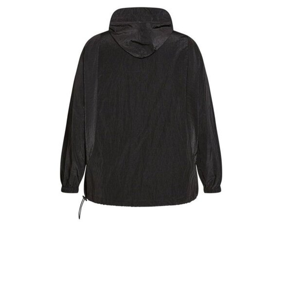 Zim & Zoe Women's Lightweight Relaxed Fit Active Jacket Size 20 NWT Black - Picture 2 of 5